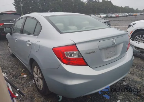 2012 Honda Civic Lx из США, поврежденный, VIN 2HGFB2F57CH599449